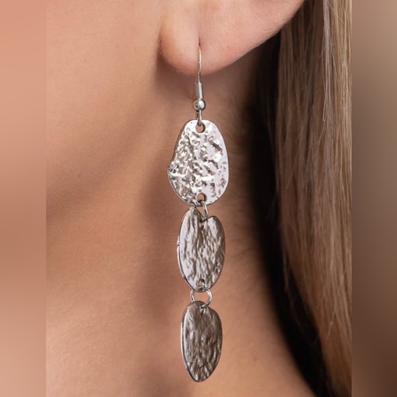 paparazzi Jewelry - Ancient Archive - Silver Earrings
